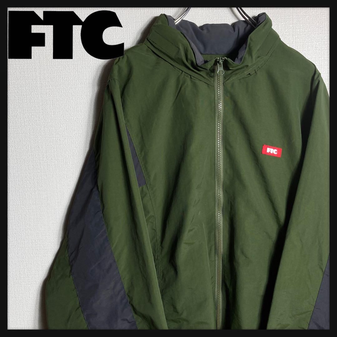 美品】FTC ワンポイントロゴ ナイロンジャケット 人気Lサイズ 即完売 