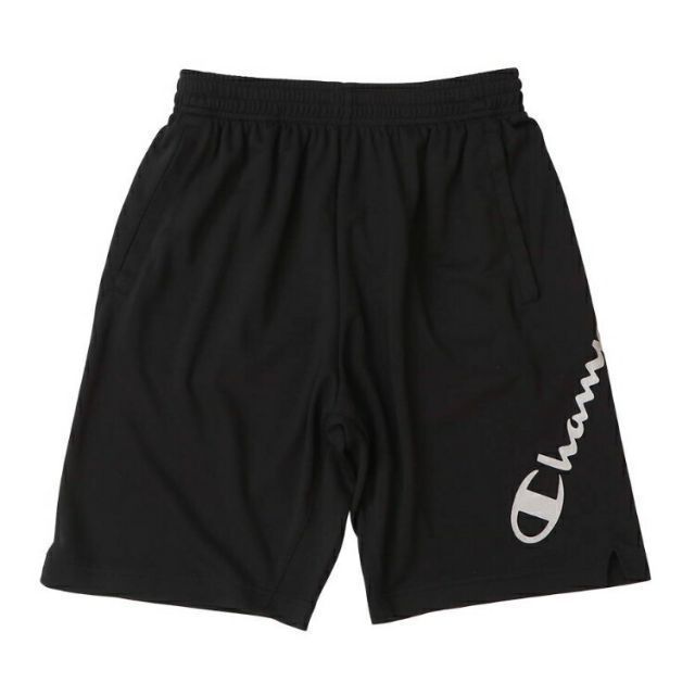 HANES ヘインズ HALF PANTS ブラック x シルバー XLサイズ C3-XV505 982 | スポーツ 運動 ウエア 服 衣類 ウエア ボトムス パンツ ズボン ショートパンツ ハーフパンツ 半ズボン 着心地 ブランド 機能性 
