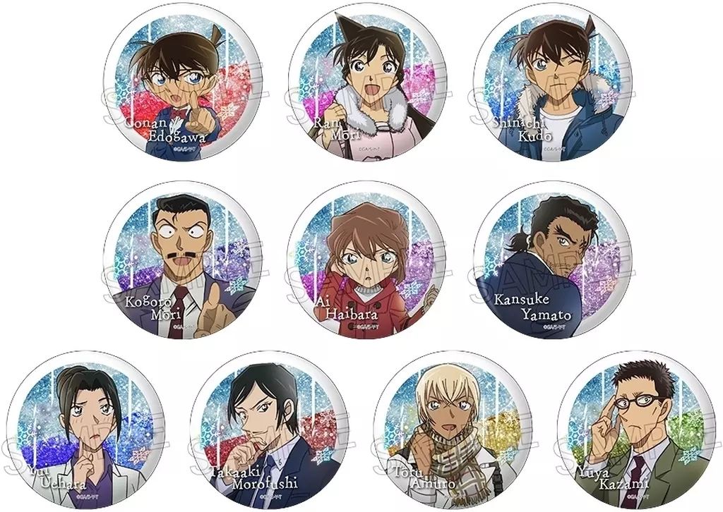 中古】バッジ・ビンズ 全10種セット 「名探偵コナン シャインシリーズ