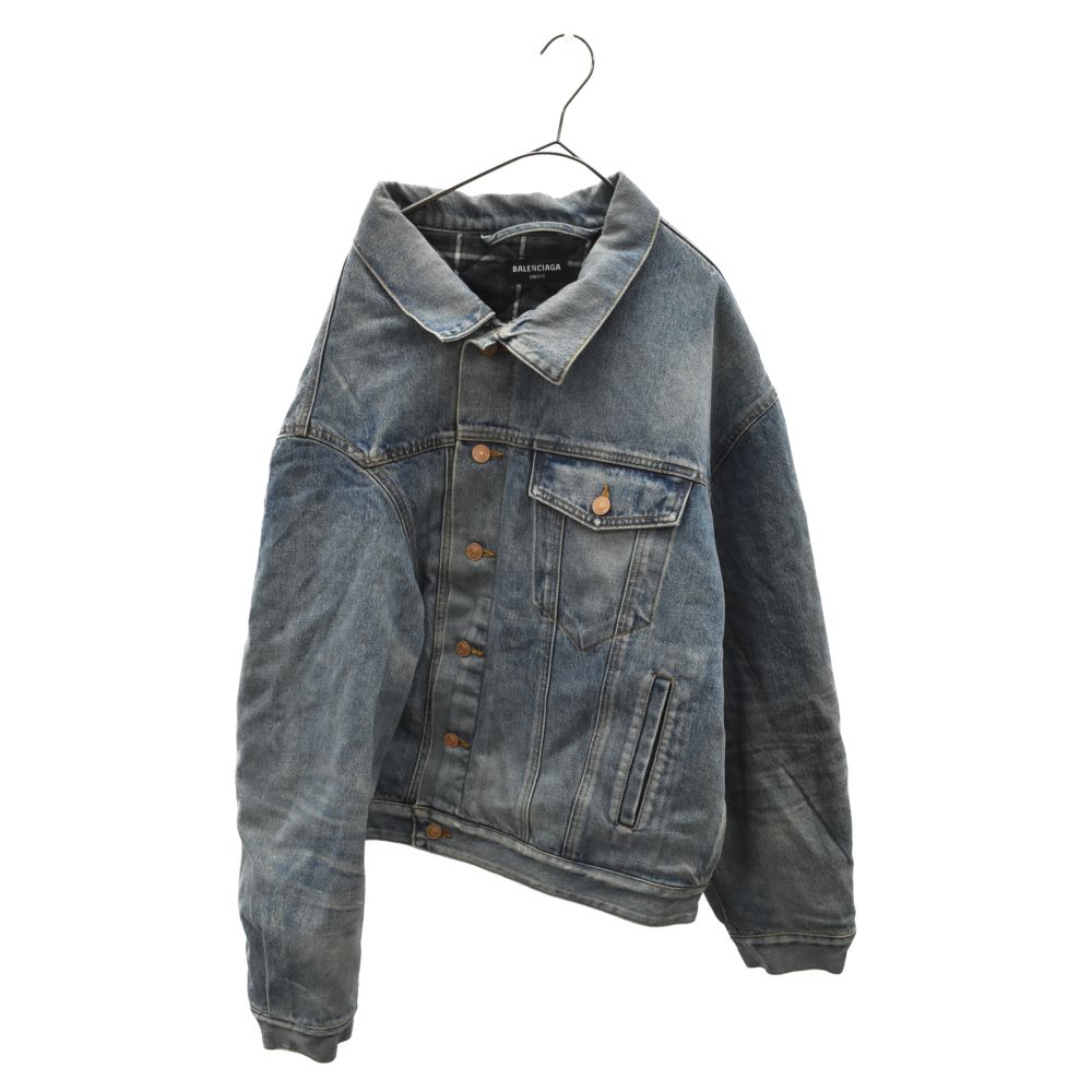 BALENCIAGA (バレンシアガ) ASYMMETRICAL DENIM JACKET アシンメトリー