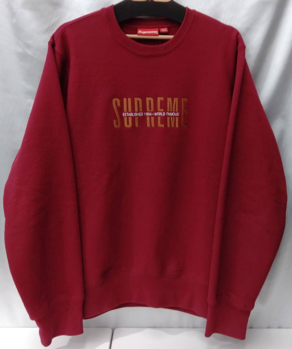【ランチ】Supreme 赤 スウェット レッド（赤）系 Supreme(シュプリーム) スウェット・トレーナー