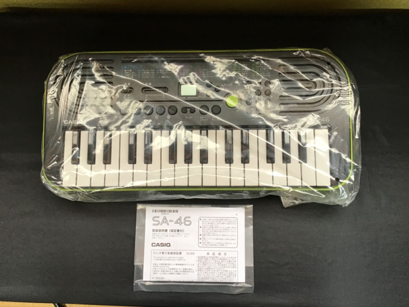 新品未使用　ミニキーボード　鍵盤　ピアノ　CASIO SA-46 CASIO SA-46 電子ピアノ ミニキーボード - メルカリ