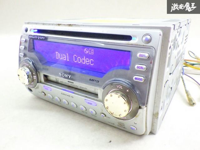 ストア出品】SONY ソニー 汎用 CDデッキ CDプレイヤー MDデッキ