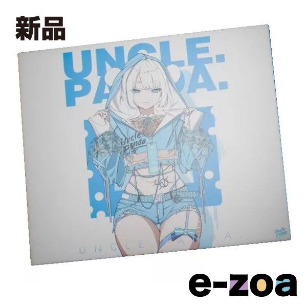 Uncle Panda アンクルパンダ ガラスマウスパッド ブルー SP 450×400×4.5mm 強化ガラス スピードタイプ ブルー UP-BLUE-SP 2655905