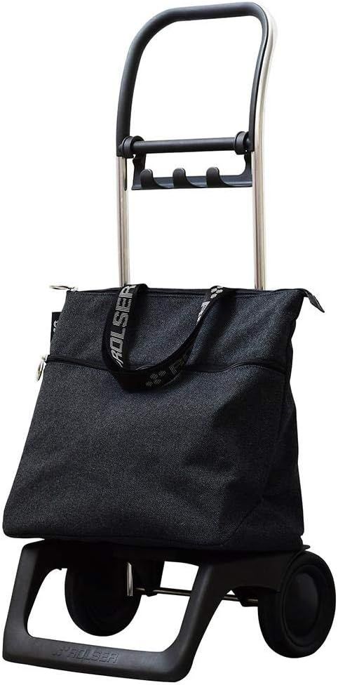 イデアポート 365methods ショッピングカート ロルサー ミニジェント 撥水 2輪 耐荷重約15kg 容量11-31L ダークグレー f