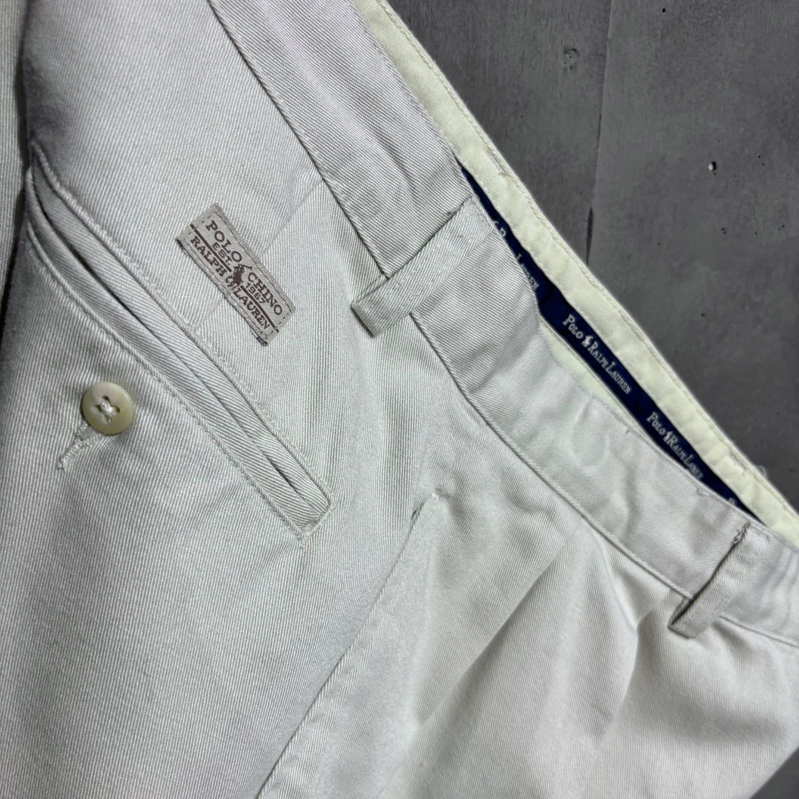 ANDREW ポロチノ ツータックパンツ 90s Polo by Ralph Lauren