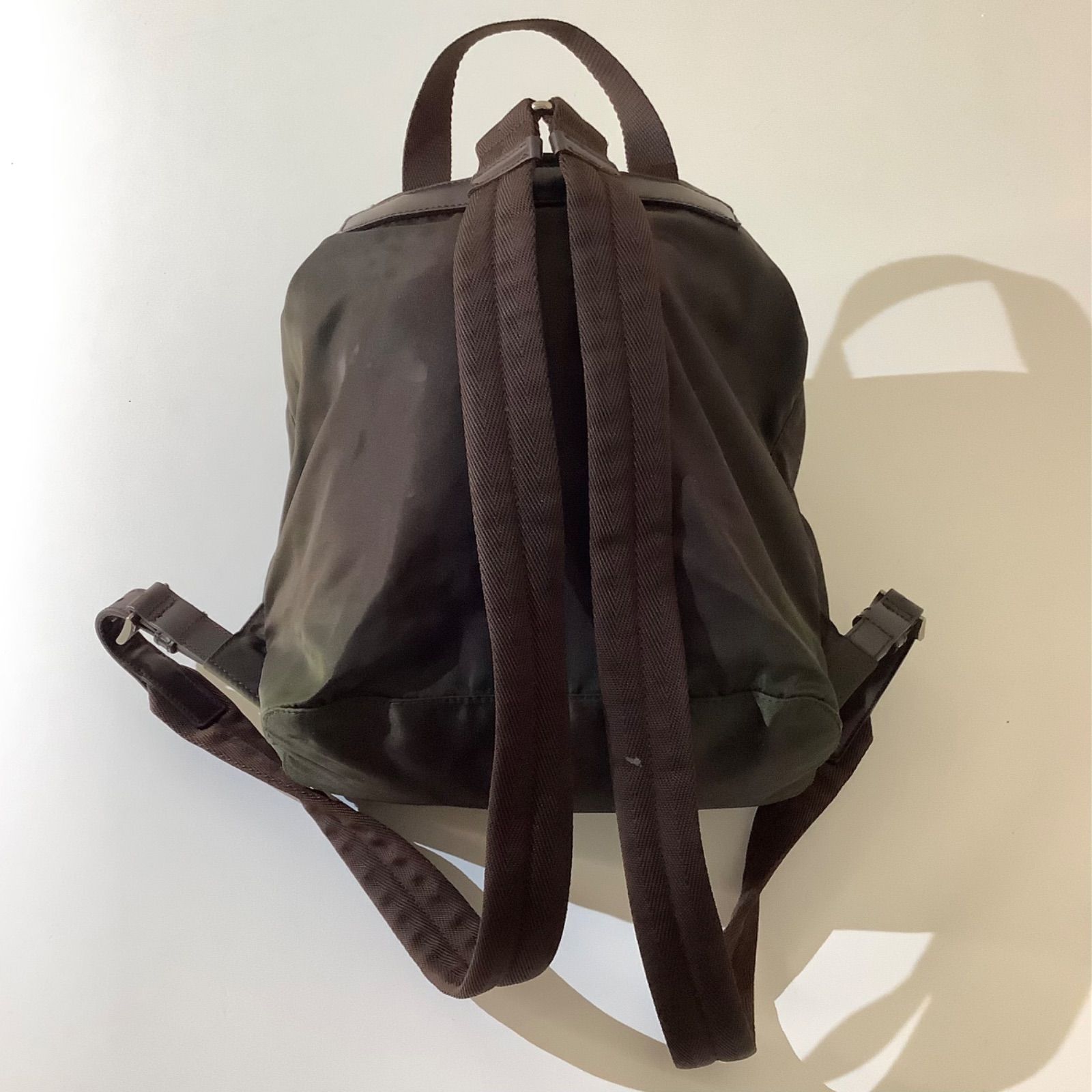 PRADA プラダ テスートナイロン レザー リュックサック B6677