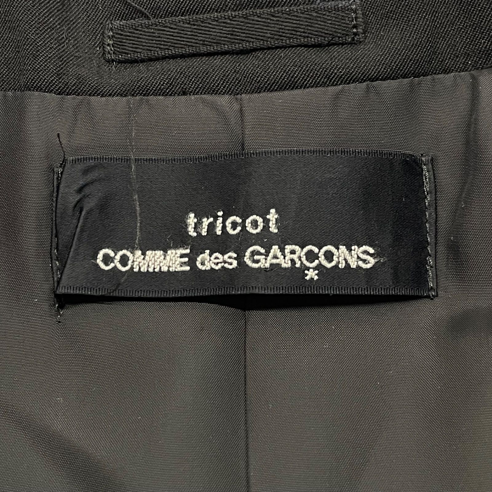 tricot COMME des GARON トリココムデギャルソン ウール変形テーラード