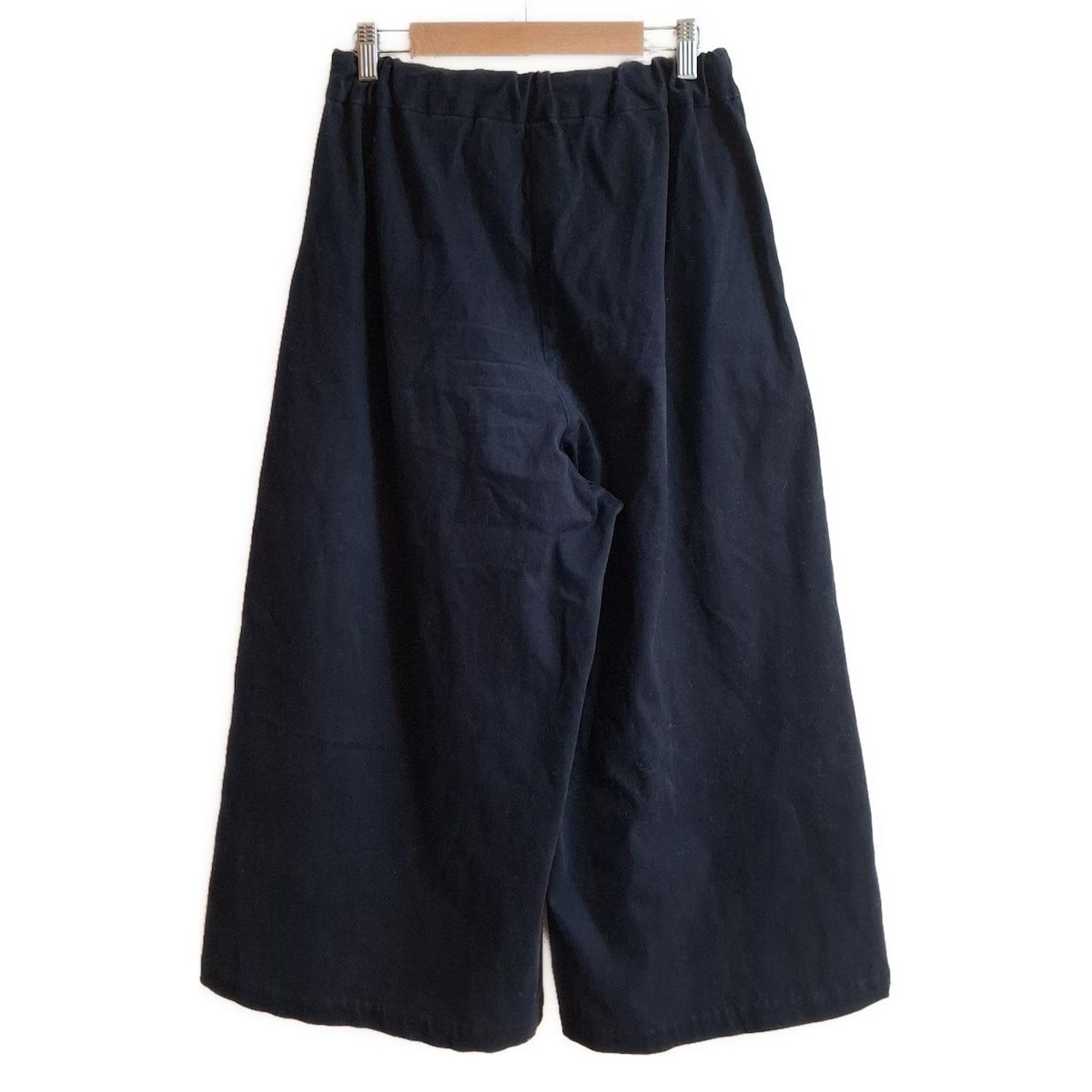 mizuiro ind ミズイロインド パンツ レディース - ダークネイビー フルレングス ウエストゴム