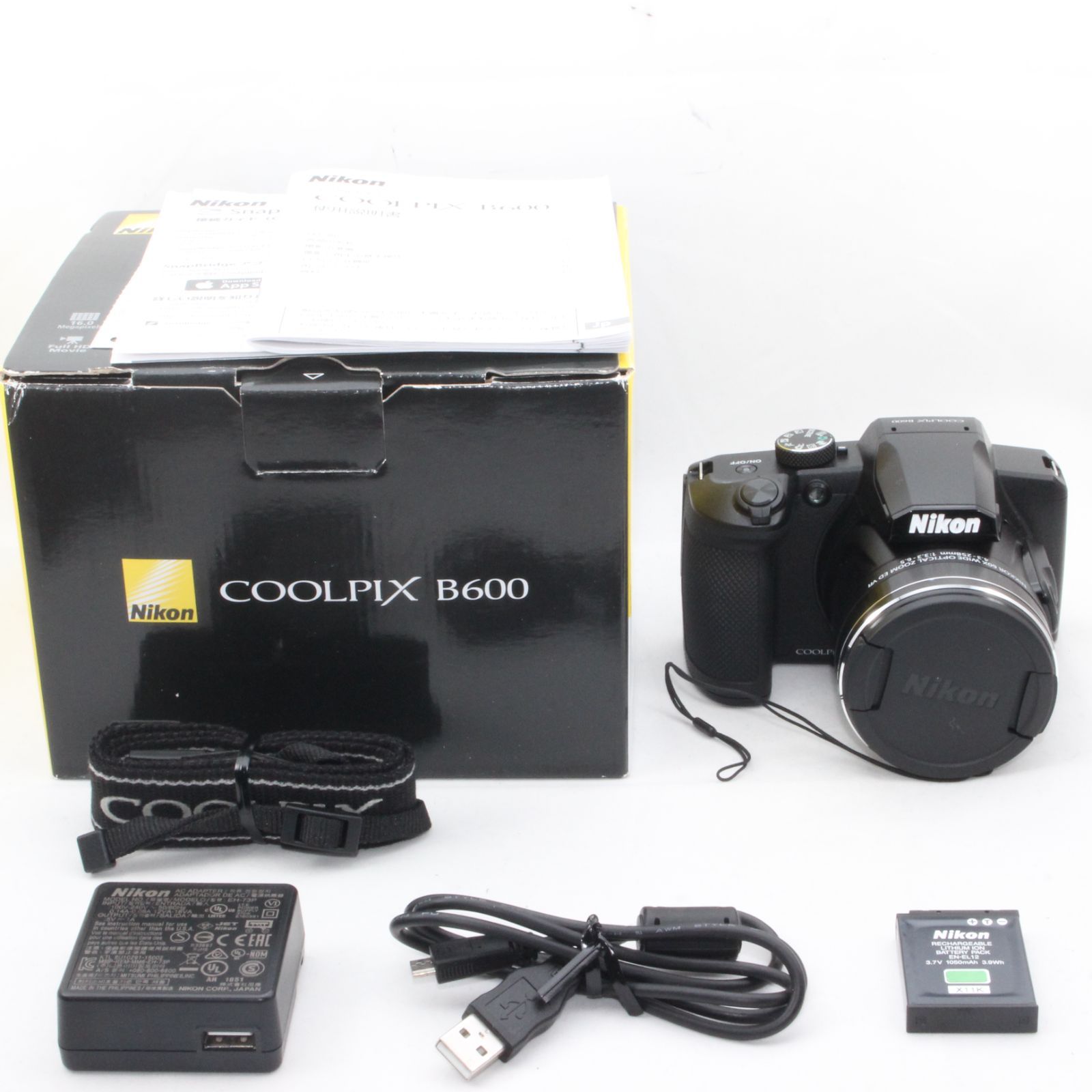 Nikon デジタルカメラ COOLPIX B600 BK - M&T Camera【中古保証1ヶ月