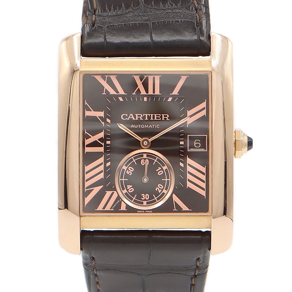 内部点検済 Cartier カルティエ パシャ 38 プロンジャー コンベックス グリッド W3105955 デイト 裏スケルトン シルバー SS ステンレス 純正ベルト 純正尾錠 メンズ 自動巻き【6ヶ月保証】【腕時計】