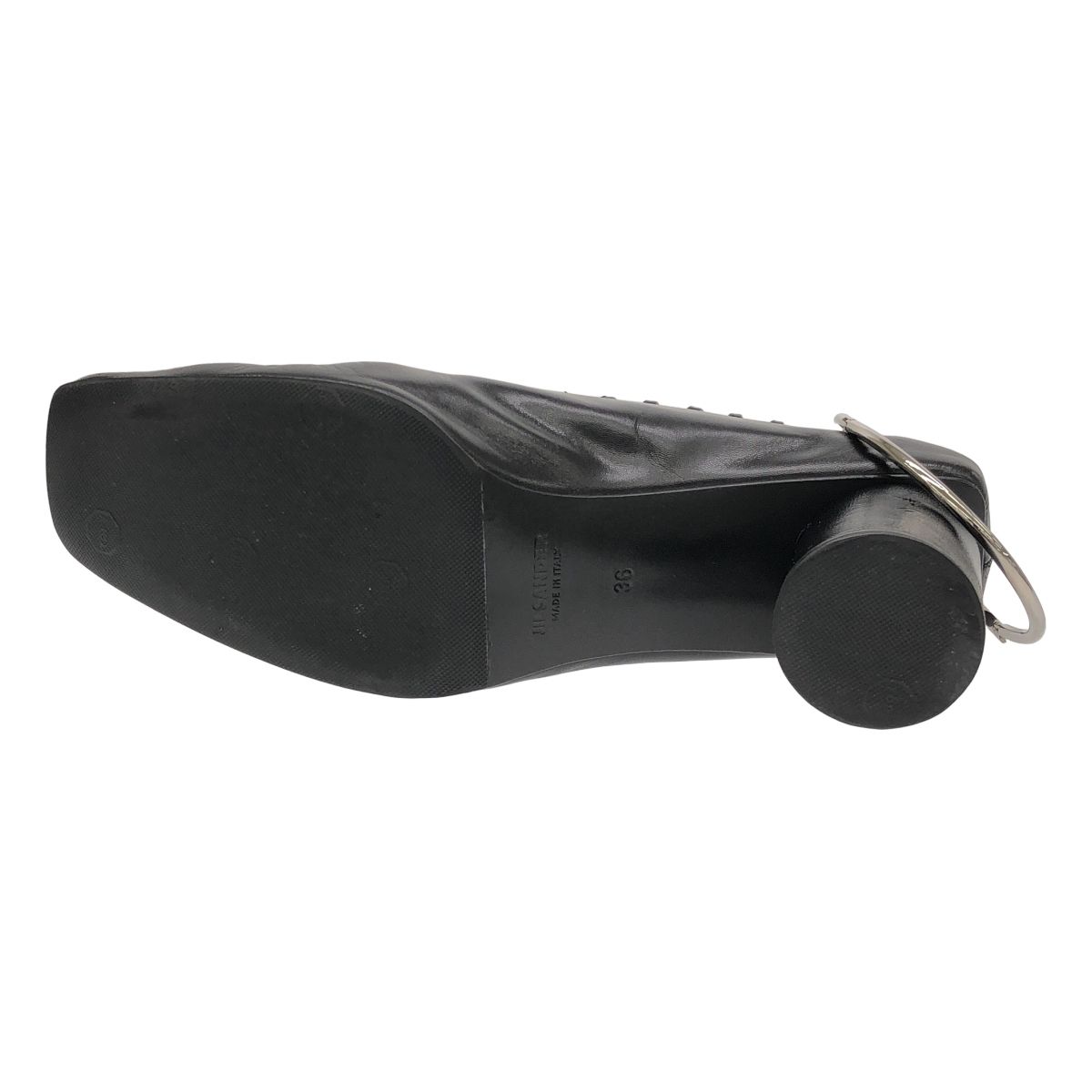 JIL SANDER アンクレット バレエシューズ 36.5サイズ JIL SANDER ジルサンダー アンクレットバレエヒールシューズ