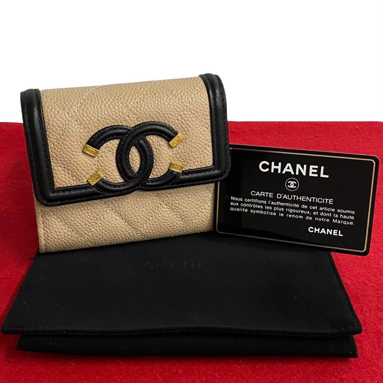 未使用 保管品 袋付き シール カード有 27番台 CHANEL シャネル