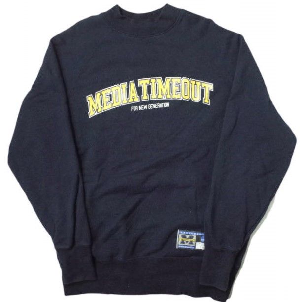 Winiche & Co. x NCAA x BEAMS JAPAN ウィニッチェアンドコー ビームスジャパン 22SS 別注 College  Print Sweat カレッジプリントスウェット M ダークネイビー ハイネック プルオーバー ミシガン大学 - メルカリ