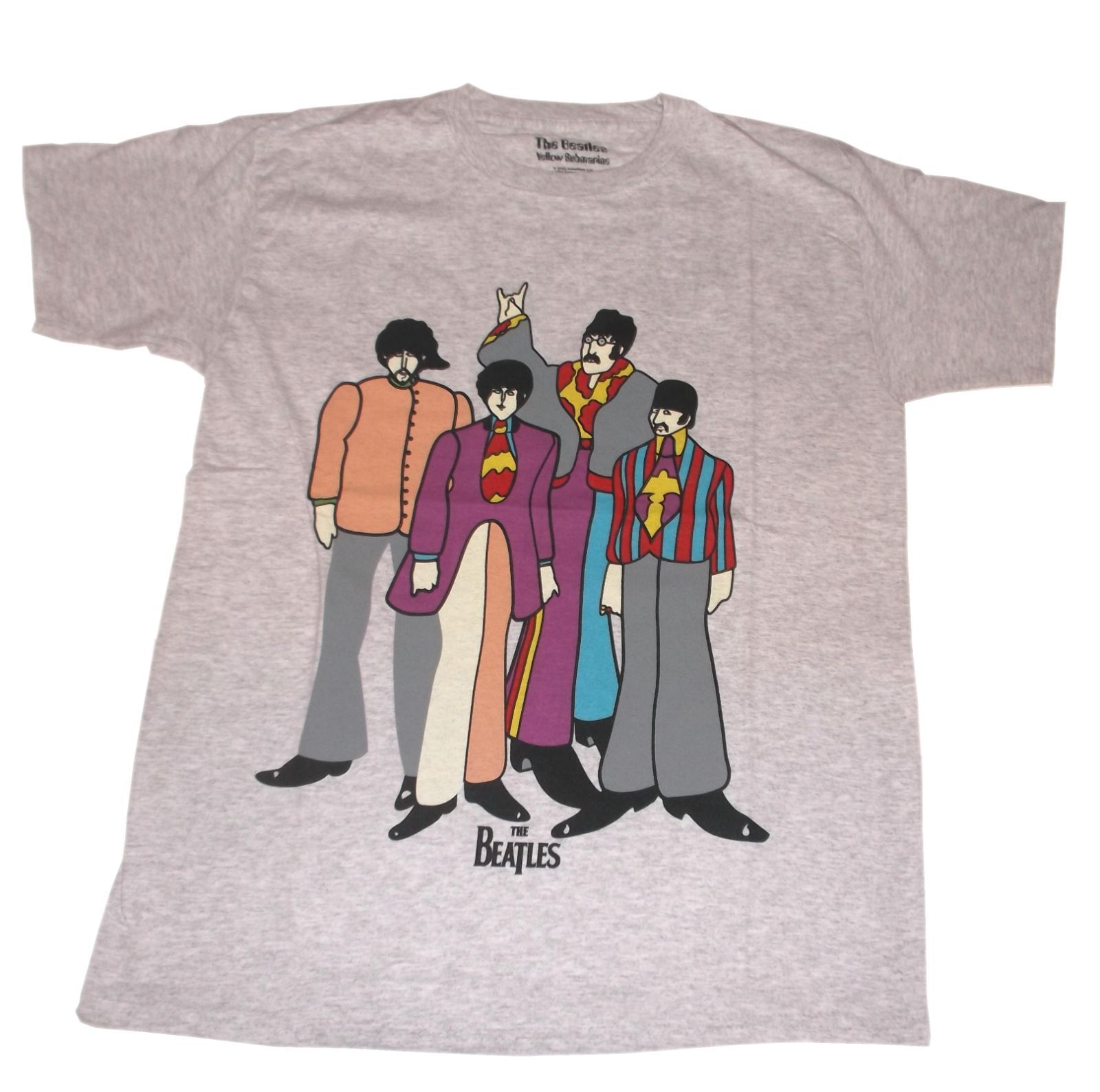 ザ・ビートルズ Tシャツ The BEATLES YELLOW SUBMARINE Grey