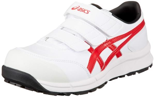2営業日で発送 ASICS アシックス アシックス ウィンジョブCP301 ホワイト×クラシックレッド 26.0cm FCP301.10226.0 1393