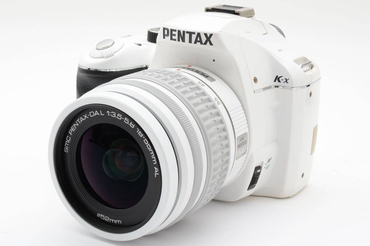 ☆美品☆ペンタックス PENTAX K-X 18-55mm F3.5-5.6 AL ホワイト 
