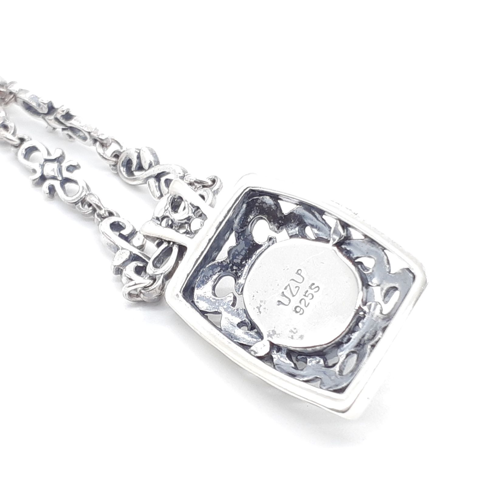 UZU ウズ ネックレス ペンダント SILVER 925 シルバー モスアゲート 