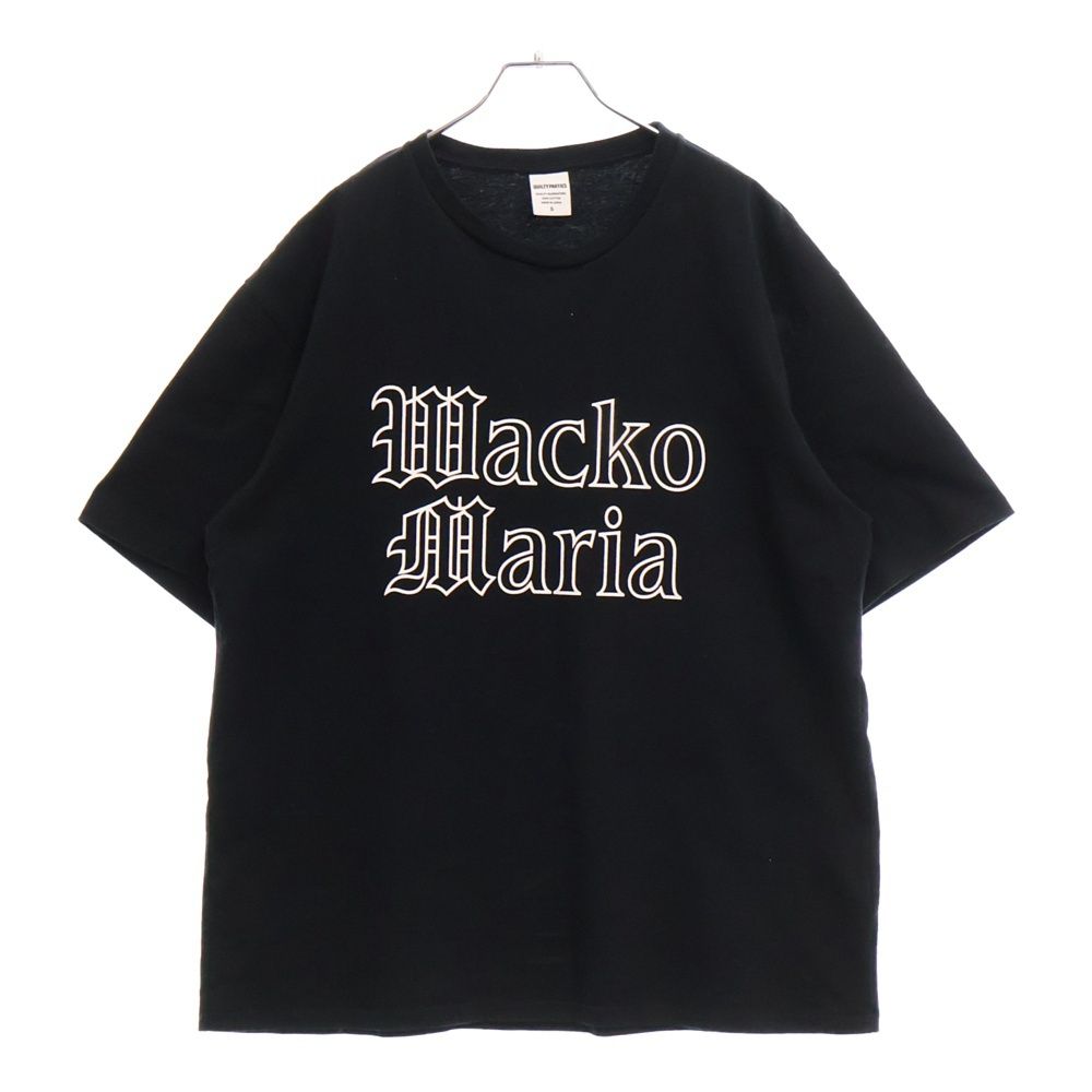 WACKO MARIA (ワコマリア) WASHED HEAVY WEIGHT CREW NECK T-SHIRT ヘビーウェイト 半袖Tシャツ カットソー ブラック 24SSE-WMT-WT01