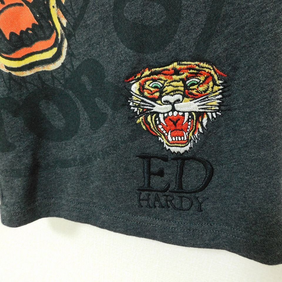 Ed Hardy エドハーディー スウェット ハーフパンツ タイガー