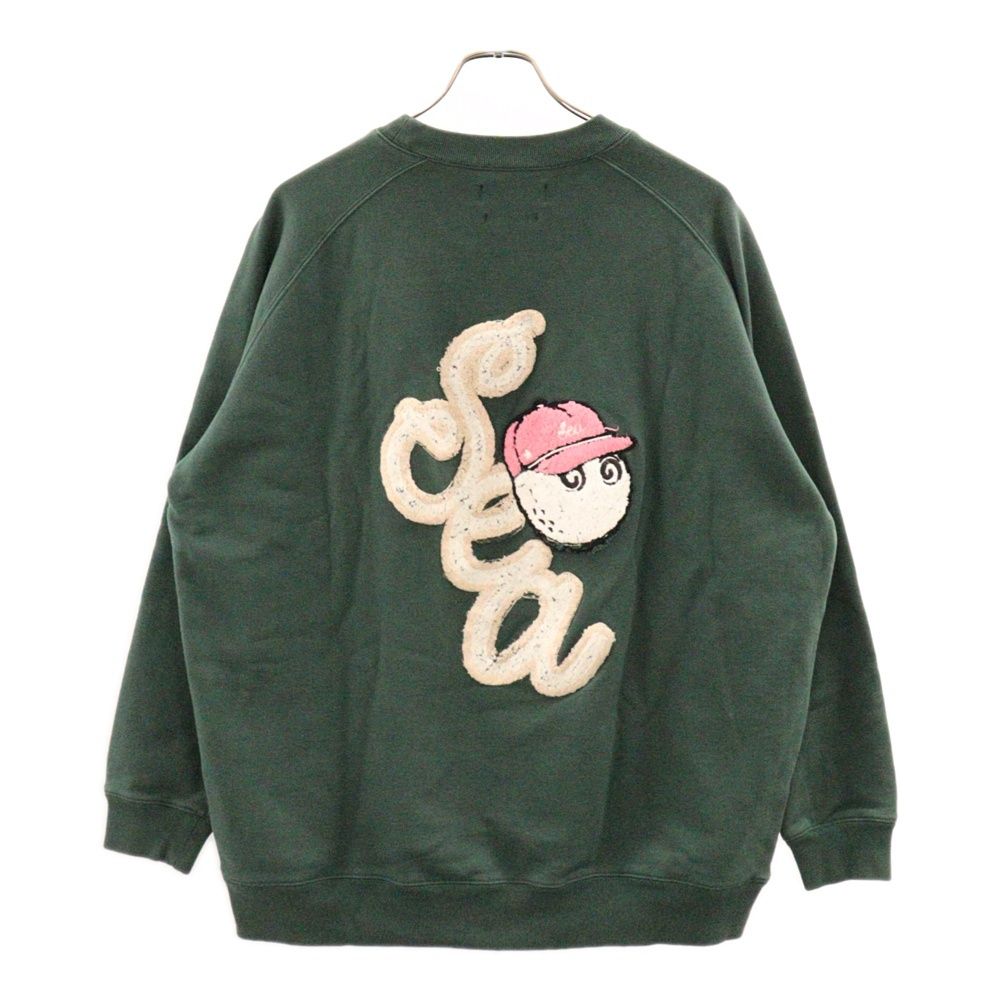 WIND AND SEA (ウィンダンシー) × MALBON CREW NECK SWEAT マルボン ロゴ刺繍 クルーネック スウェットトレーナー WDC-C-MALB-23-Q2-08