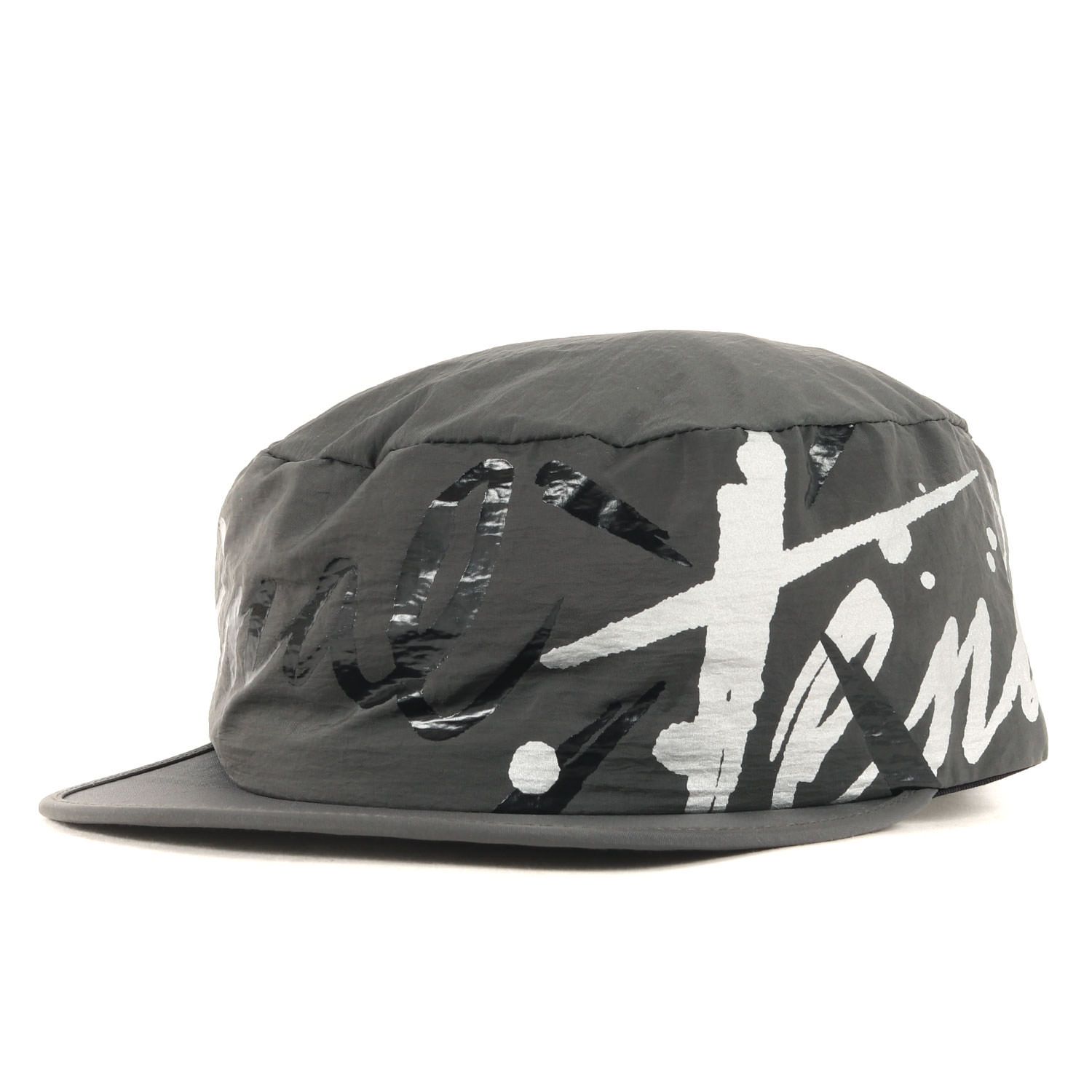 新品 TENDERLOIN テンダーロイン キャップ サイズ:L 22SS グラフィックロゴ ナイロン ペインターキャップ NYLON PAINTER CAP チャコール 帽子【メンズ】