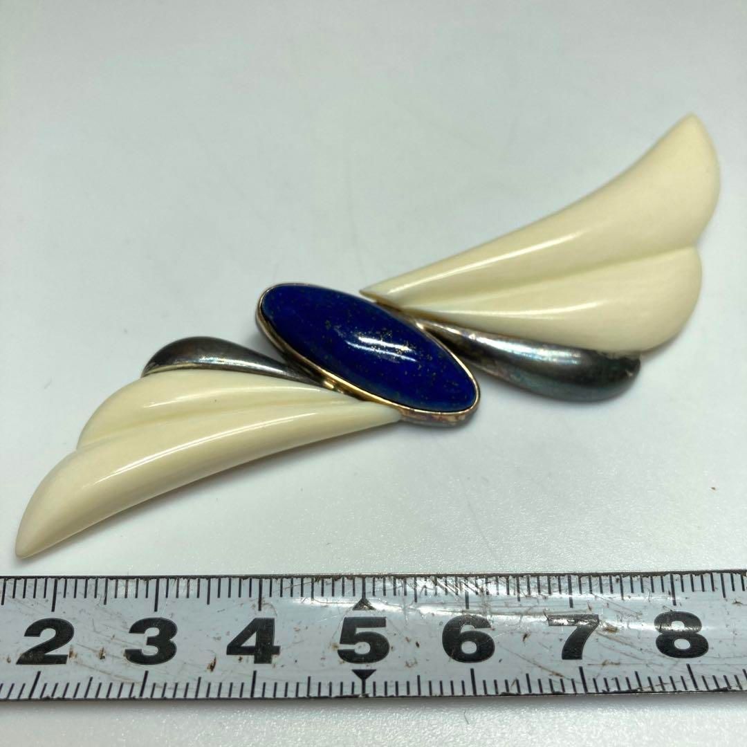 K10|silver刻印金具ブローチ 21g 東Y5-1211