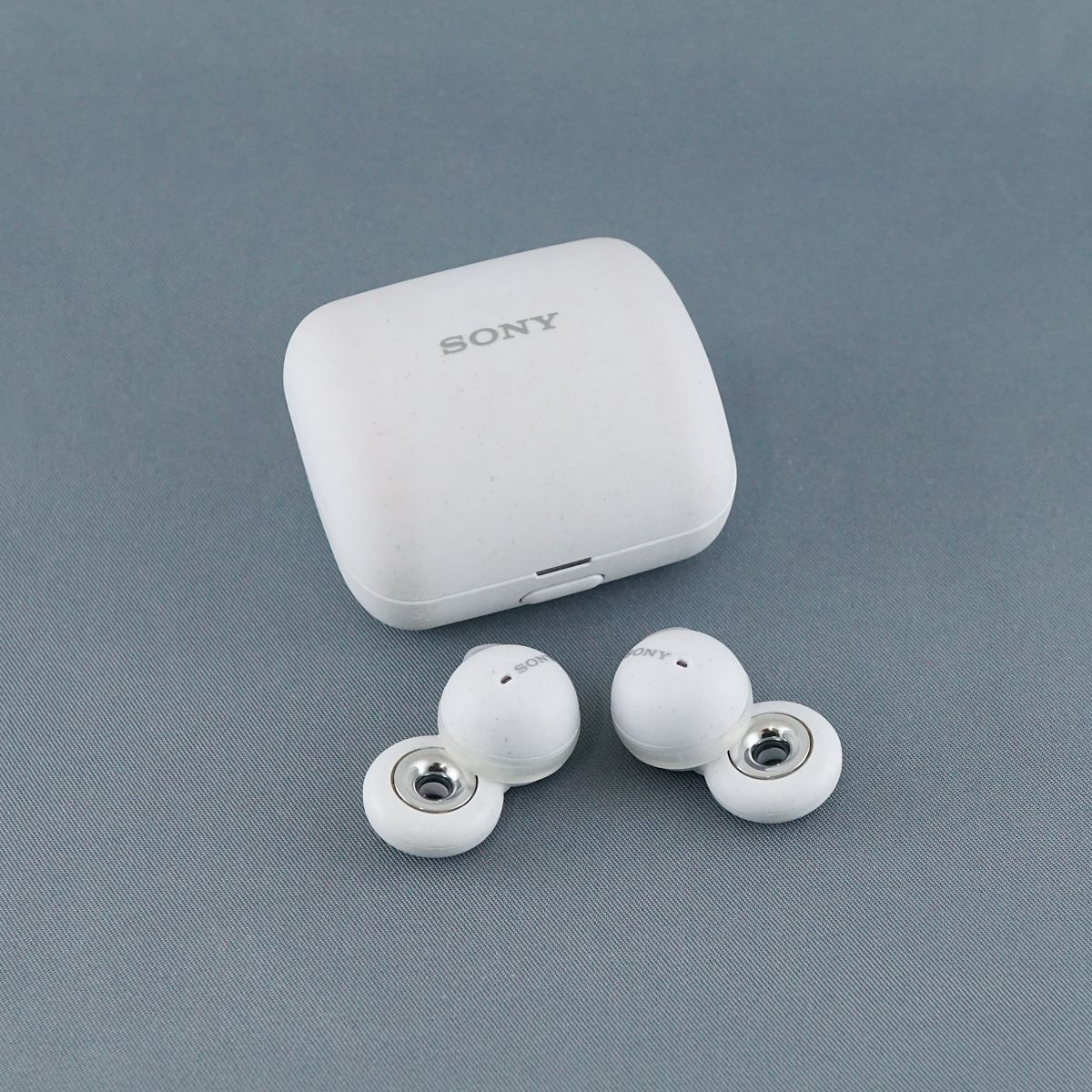 SONY WF-L900 LinkBuds 完全ワイヤレスイヤホン USED品 DSEE 高音質 防滴 IPX4 マイク コンパクト 軽量 ホワイト 完動品 S V0333