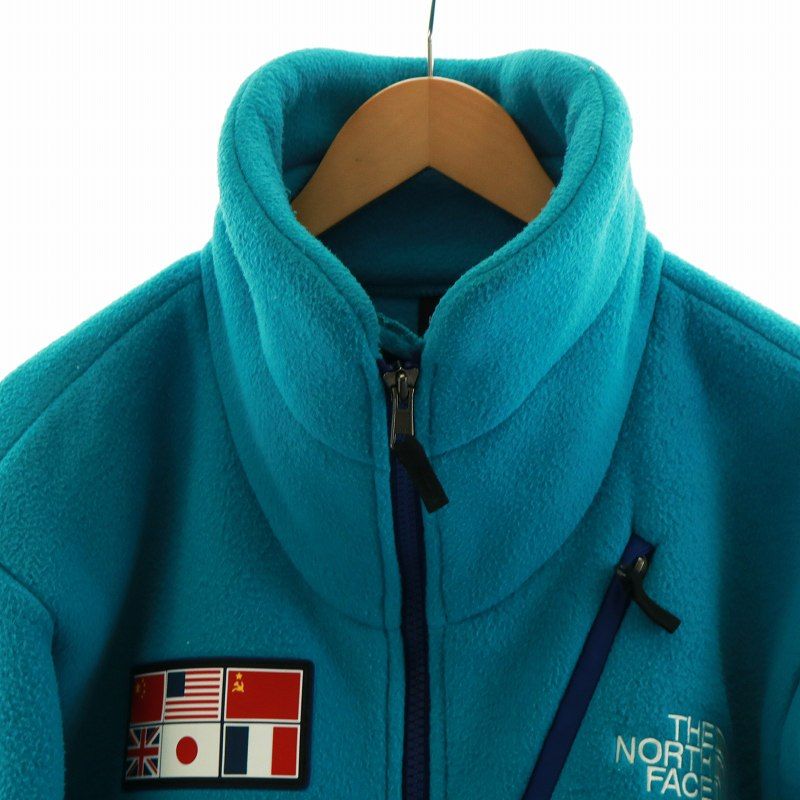 ザノースフェイス THE NORTH FACE 23AW Trans Antarctica Fleece Jacke ボア 長袖 スタンドカラー  ロゴ刺繍 ワッペン ジップアップ XL 青 ブルー ジェイド2 NA72235 □GY18 /MQ - メルカリ