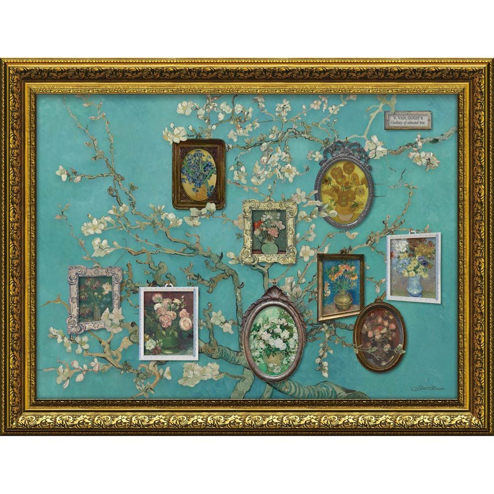 絵画 白石 創多 ゴッホのアーモンドツリー フラワーギャラリー