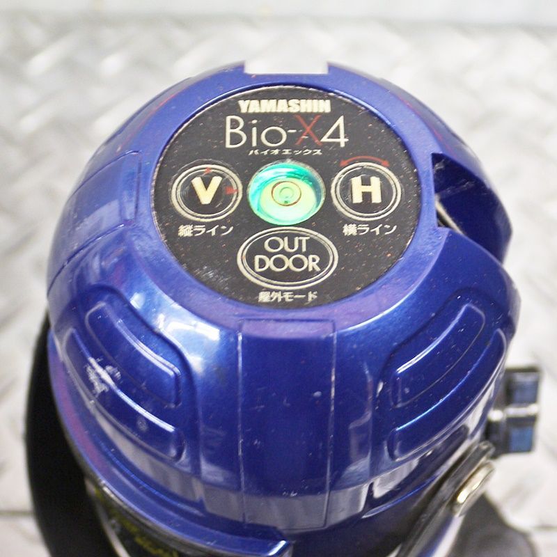 山真 レーザー墨出し器 Bio-X4 バイオ・エックス YAMASHIN 工具 中古