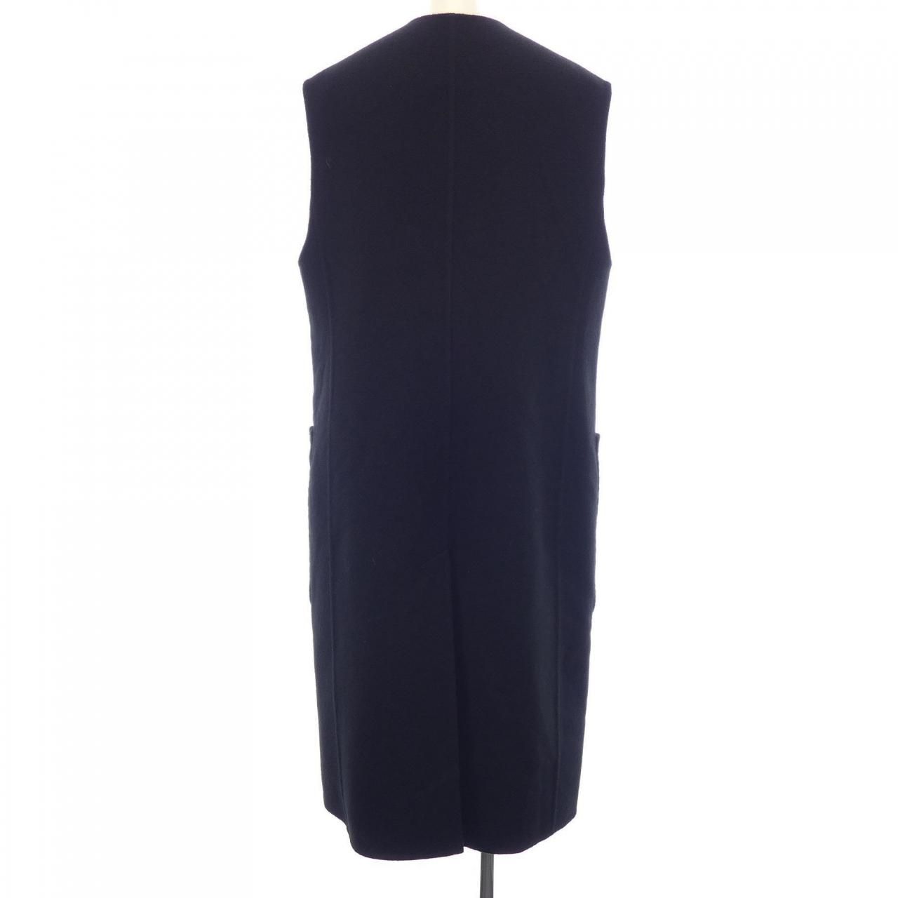 エルメス HERMES ダブルフェイス ロングジレ 3E0223DB ロングベスト