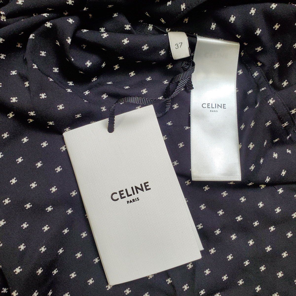 CELINE セリーヌ 24SS マイクロトリオンフプリント ハワイアンシャツ 