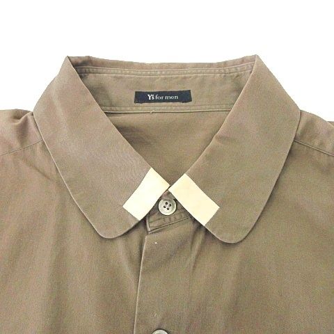 ワイズフォーメン Y's for men ロング シャツ 長袖 コットン