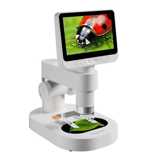ストア 顕微鏡100~1600倍4.3インチ液晶デジタル顕微鏡 ハンディWIFIUSB接続スマホタブレットPC対応専用アプリLED照明付きマイクロスコープ撮影可頭皮観察昆虫植物生物実験検品自由研究教育学習用子供 WIFI HD デジタル顕微鏡 調整可能 2.0M ピクセル顕微鏡 テキスタイルテスト用 コインテスト用 ホワイト