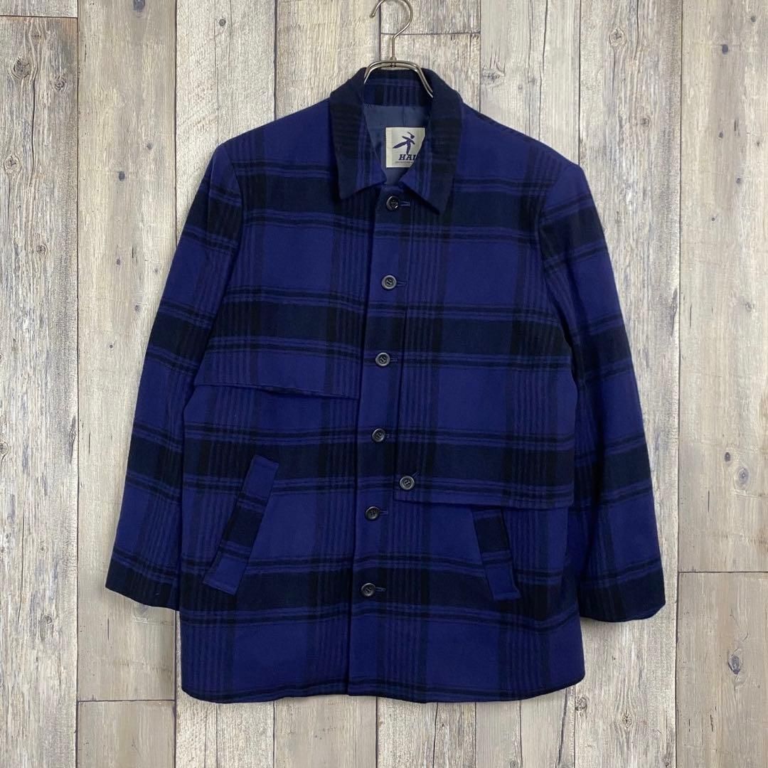 HAI SPORTING GEAR イッセイミヤケ 裏地チェック ジャケット HAI SPORTING GEAR イッセイミヤケ 裏地チェック ジャケット