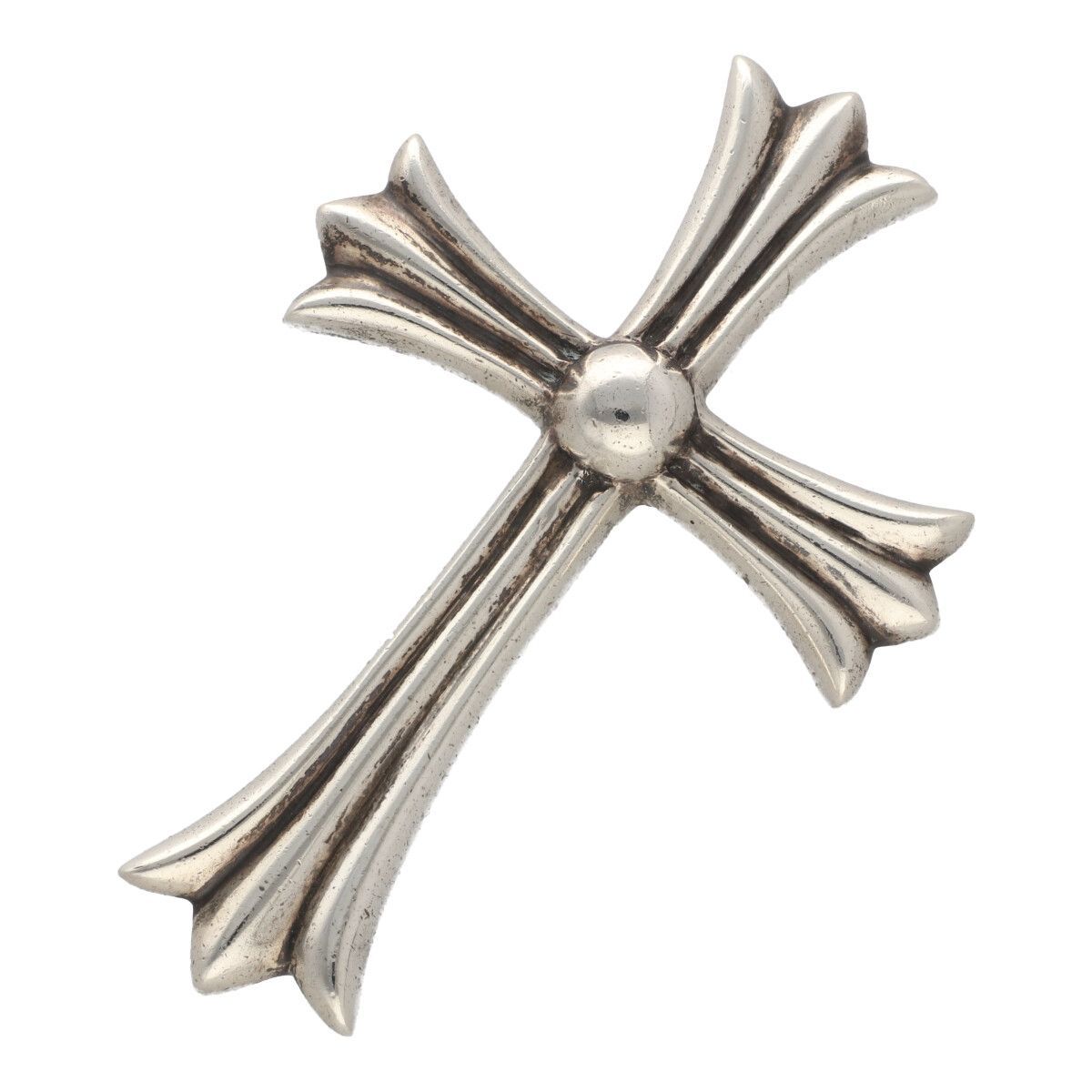 クロムハーツ ラージクロス　SV925 シルバーネックレスペンダント 中古】 CHROME HEARTS クロムハーツ ラージCHクロス SV925