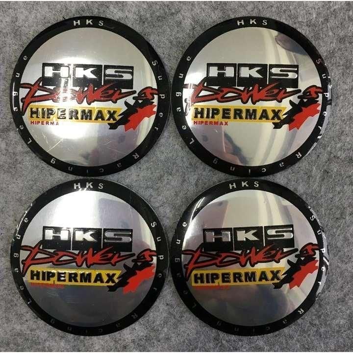 141☆HKS用☆4個セット ホイール キャップシール 約直径56.5mm
