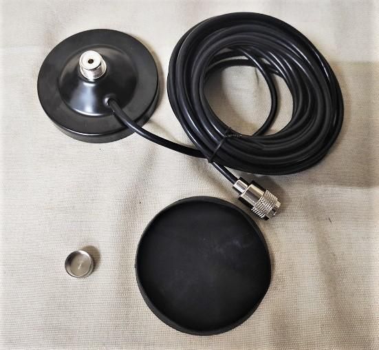 US 直輸入 佇ん CB 27MHz アンテナ 140cm ブラックセンター