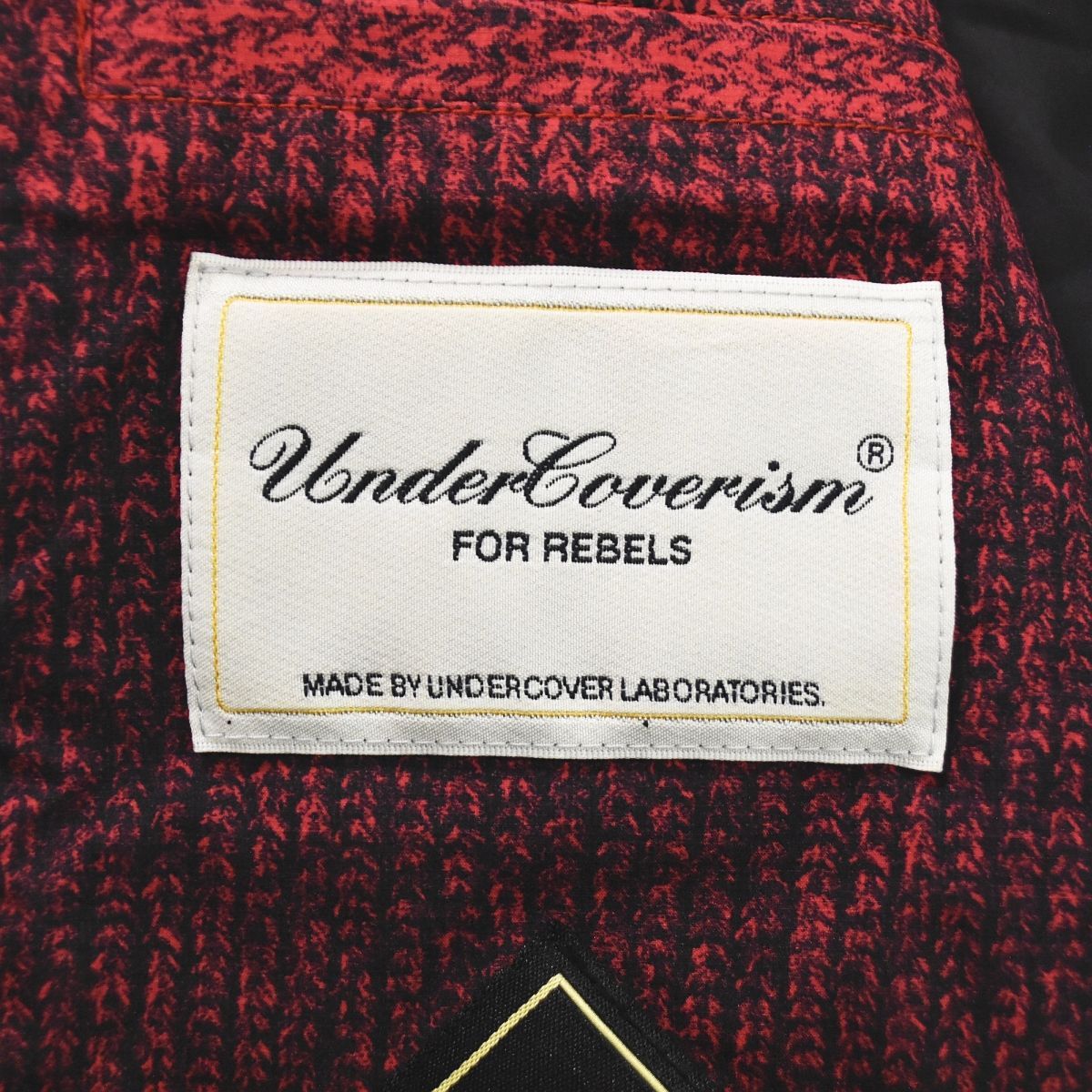 入手困難】 アンダーカバー UNDERCOVER 2008AW ニット柄プリント