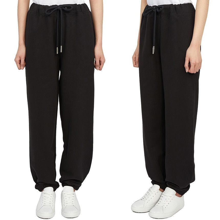 19 MONCLER モンクレール 8H00002 899WC ブラック スウェットパンツ カジュアルパンツ ロゴ size M