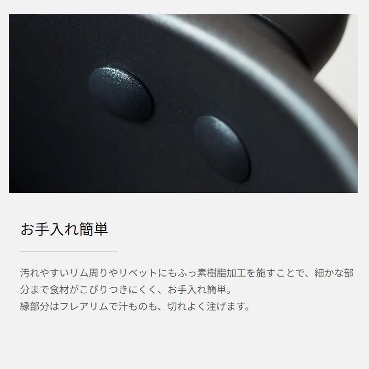 硬質アルマイト加工 すべての熱源に対応