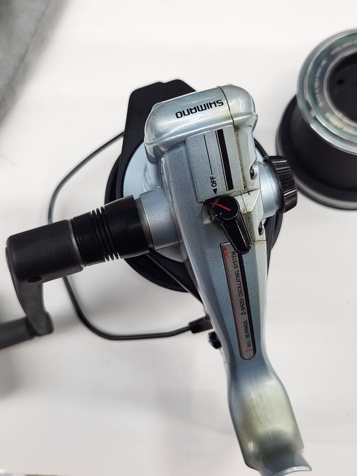 新品未使用 adidas プレデター 27.0cm タグ付き 箱あり 品】シマノ スーパーエアロ GT 7000 2台（袋、替えスプール付）