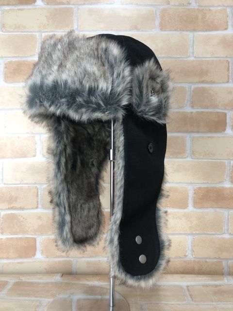 【中古】 AIVER アイバー ×NEW ERA　A TRAPPER ブラック  111387750