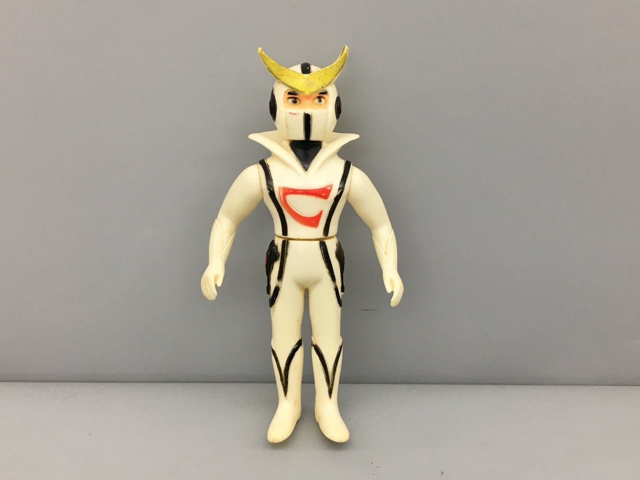 ブルマァク ソフビ人形 新造人間キャシャーン 当時物 全高約14cm 2411LT157