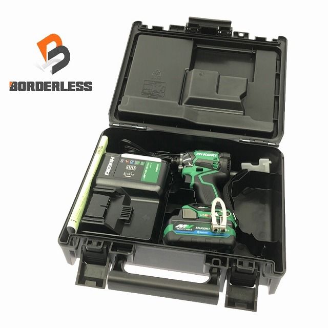 HIKOKI ハイコーキ 36V コードレスインパクトドライバー WH36DC XPSZ 新マルチボルトバッテリー1個 充電器 ケース 109995