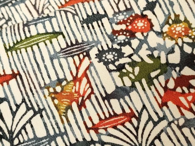 平和屋着物□上質な小紋 型染め 花鳥文 正絹 逸品 CAAU0343ev - メルカリ 