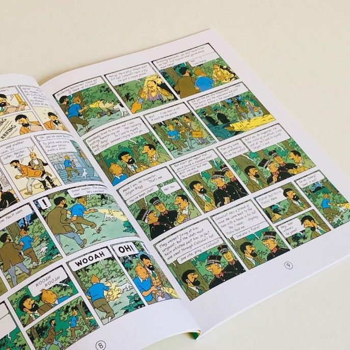 The adventures of TinTin タンタンの冒険 英語コミックス 多読 おうち
