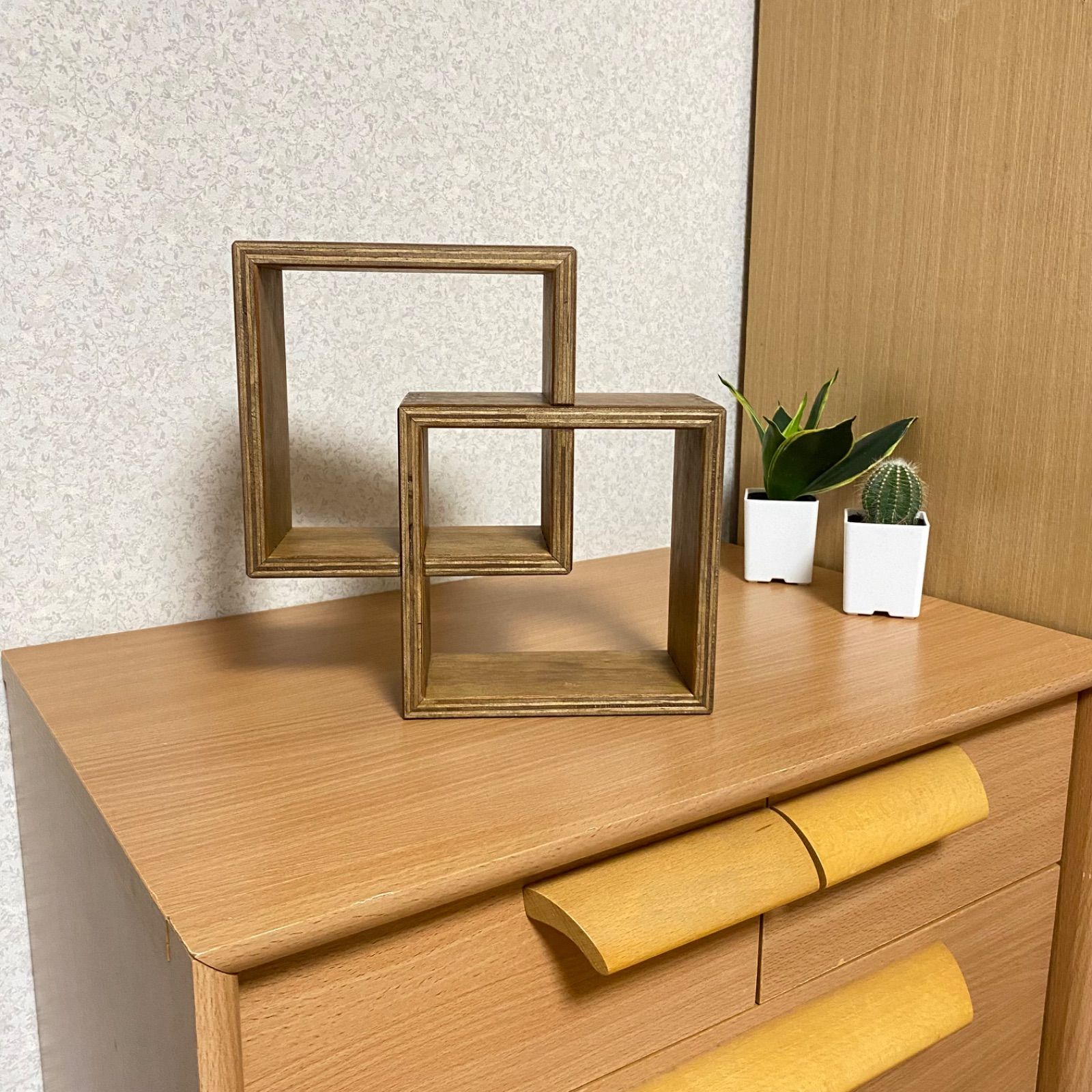 大工の家具】飾り台 シェルフ 棚 小物収納 壁掛 おしゃれ棚 秋 