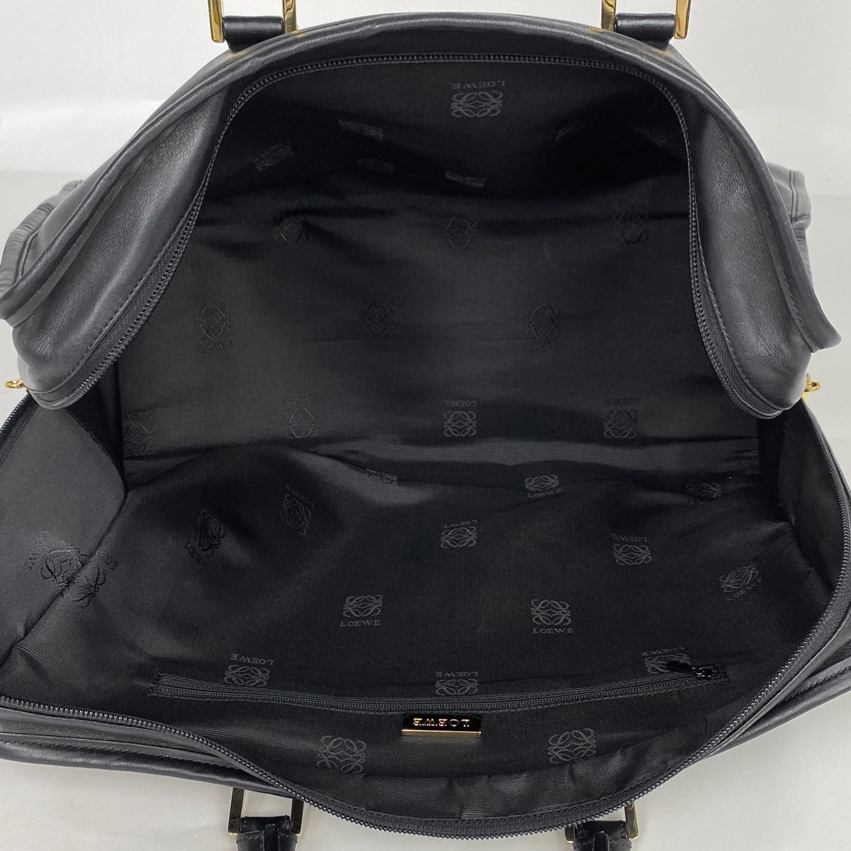 ロエベ LOEWE アマソナ 40 ボストンバッグ アナグラム ハンドバッグ 